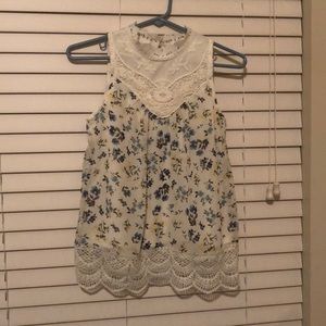 floral tank top